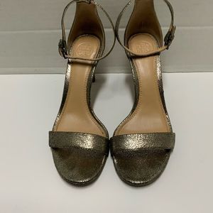 Tory Burch Leather Gold Heel  Sandals Size 6.5